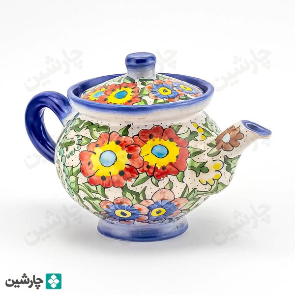 قوری نقاشی زیر لعابی - تصویر 3
