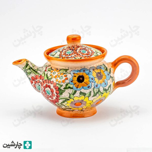 قوری نقاشی زیر لعابی - تصویر 3