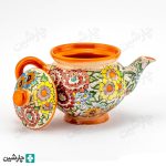 قوری نقاشی زیر لعابی - تصویر 2