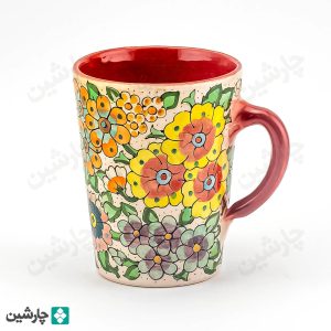 لیوان نقاشی زیر لعاب