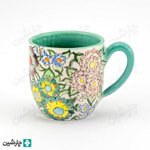 لیوان نقاشی زیر لعاب