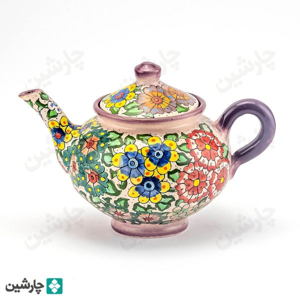 قوری نقاشی زیر لعابی - تصویر 3