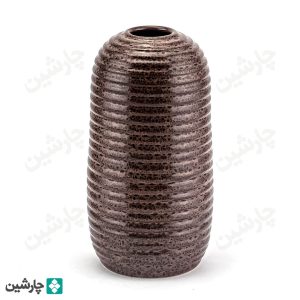 گلدان خط دار پولکی
