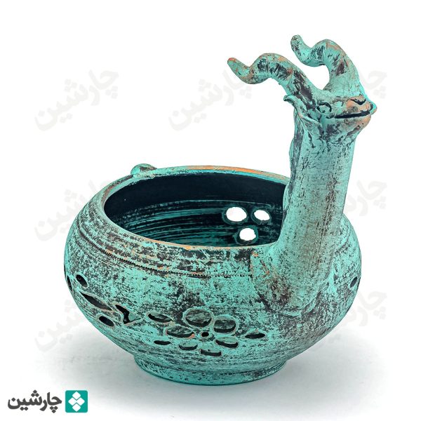 شکلات خوری قوچ گردن دراز پتینه باستانی - تصویر 4
