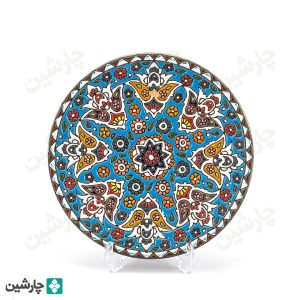 بشقاب مینا کاری 20 سانتی