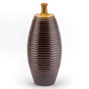 گلدان خط دار پولکی