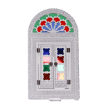 آیینه دردار سفید طرح سنتی