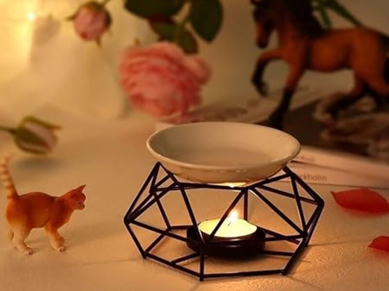 اسانس سوز سرامیکی با طرح هندسی