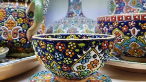 آشنایی با مراحل ساخت میناکاری روی سفال